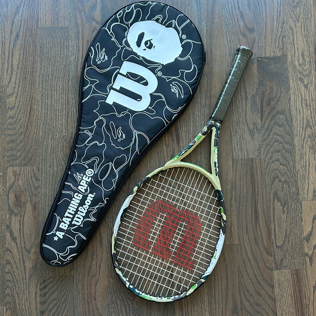 New Bape X Wilson Tennis Racket Grip 2